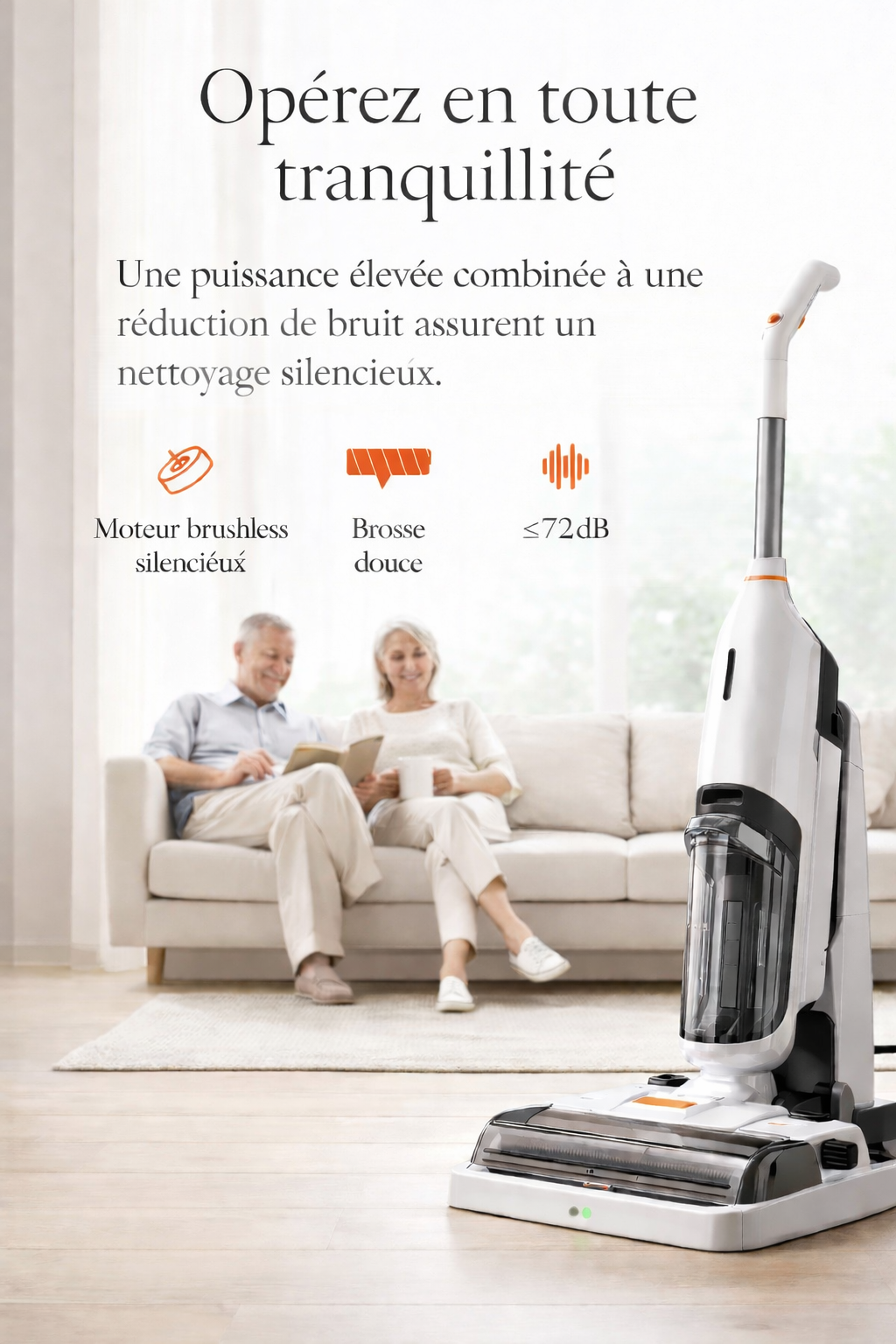 Aspirateur Laveur Sans Fil 2 en 1